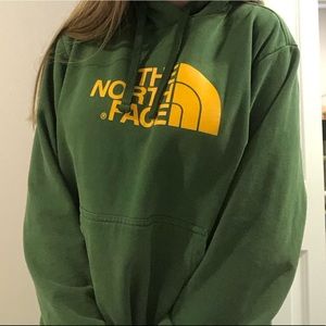 Green North Face Sweatshirt